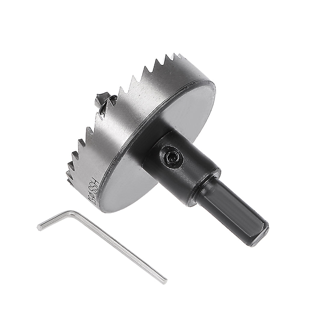 uxcell Uxcell 53mm High Speed Steel Drill Bit Hole Saw Cutter for Metal Alloy Wood