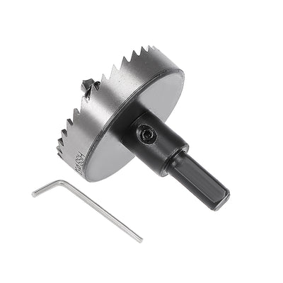 Harfington Uxcell 53mm High Speed Steel Drill Bit Hole Saw Cutter for Metal Alloy Wood