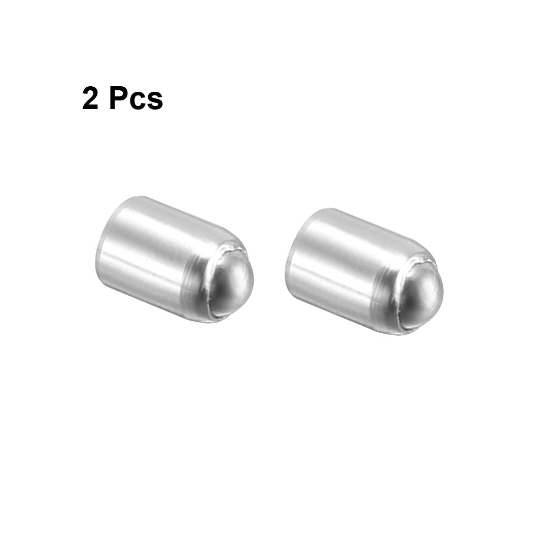 uxcell Uxcell Door Cabinet Closet Drawer 2mm Dia Stainless Steel Ball Catch Latch Catcher 2Pcs