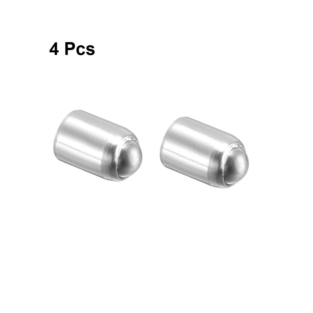 uxcell Uxcell Door Cabinet Closet Drawer 2mm Dia Stainless Steel Ball Catch Latch Catcher 4Pcs