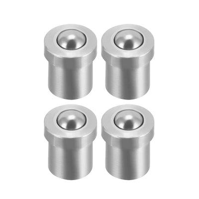 Harfington Uxcell Door Cabinet Closet Drawer 3mm Dia Stainless Steel Ball Catch Latch Catcher 4Pcs