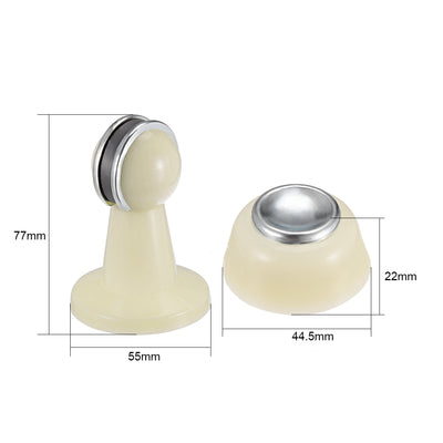 Harfington Uxcell Plastic Door Magnetic Catch Holder Stopper With Hidden Screw Mounts Beige