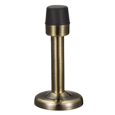 Harfington Uxcell Door Stopper Stop Bumper Wall Protector Sound Dampening Wall Mount w Rubber Tip Bronze Tone