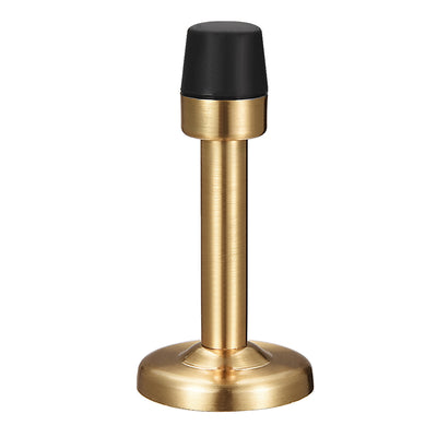 Harfington Uxcell Door Stopper Stop Bumper Wall Protector Sound Dampening Wall Mount w Rubber Tip Gold Tone