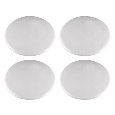 Harfington Uxcell 80mm Wall Protectors Self Adhesive Door Handle Bumper Guard Stopper Silicone Stop White 4pcs