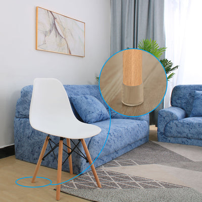 Harfington Uxcell Clear PVC Sofa Chair Leg Cap End Tip Feet Cover Furniture Glide Floor Protector 4pcs 1.57" 40mm Inner Diameter, Reduce Noise Prevent Scratch