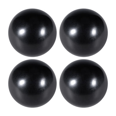 Harfington Uxcell 4 Pcs Thermoset Ball Knob M10x1.5mm Female Thread Machine Handle 40mm Diameter Smooth Rim Black