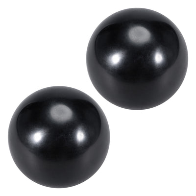 Harfington Uxcell 2 Pcs Thermoset Ball Knob M16x20mm Female Thread Machine Handle 50mm Diameter Smooth Rim Black