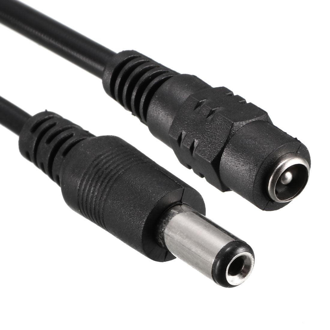 uxcell Uxcell 2 Stück 1 Buchse auf 4 Stecker 5,5 mm x 2,1 mm 40 cm DC Strom Verteiler Kabel für CCTV Kameras