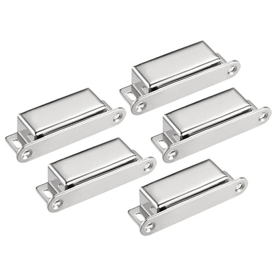 Harfington Uxcell 5Pcs Door Cabinet Magnetic Catch Magnet Latch Closure Stainless Steel 70mm Length