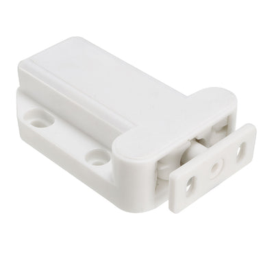 Harfington Uxcell Push Open Latch Lock Touch Catch for Bedroom Cabinet Cupboard Drawer White