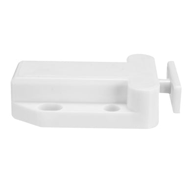 Harfington Uxcell Push Open Latch Lock Touch Catch for Bedroom Cabinet Cupboard Drawer White