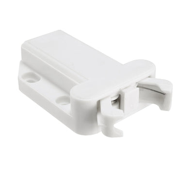 Harfington Uxcell Push Open Latch Lock Touch Catch for Bedroom Cabinet Cupboard Drawer White