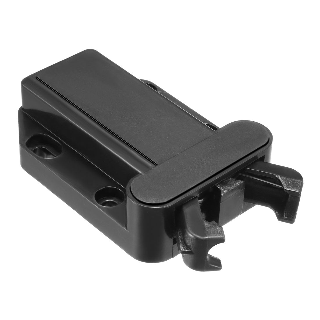 uxcell Uxcell Push Open Latch Lock Touch Catch for Bedroom Cabinet Cupboard Drawer Black