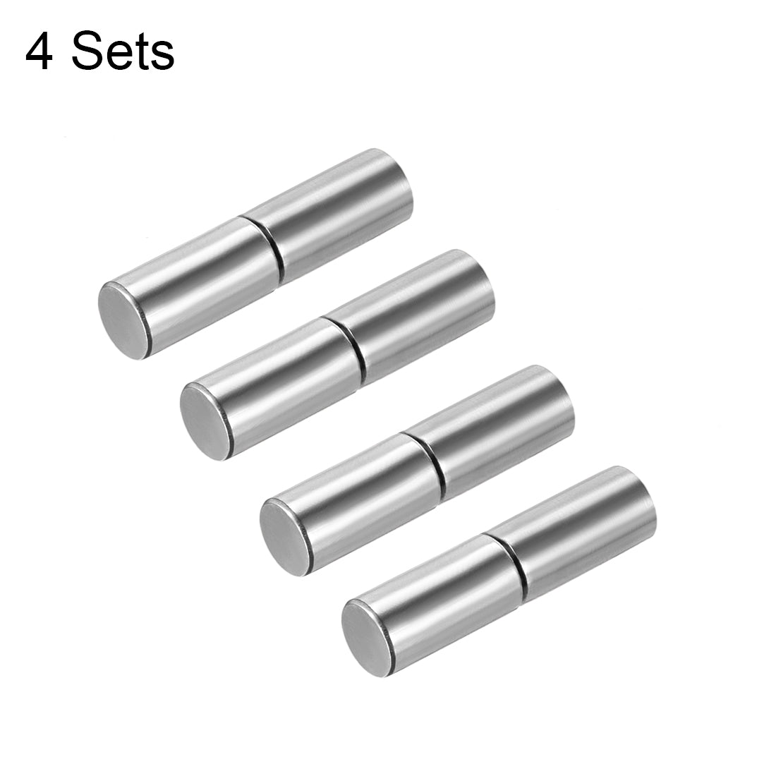 uxcell Uxcell Home Gate Door Window Part Male to Female Steel Hinge Pin 32mmx8mm 4 Sets