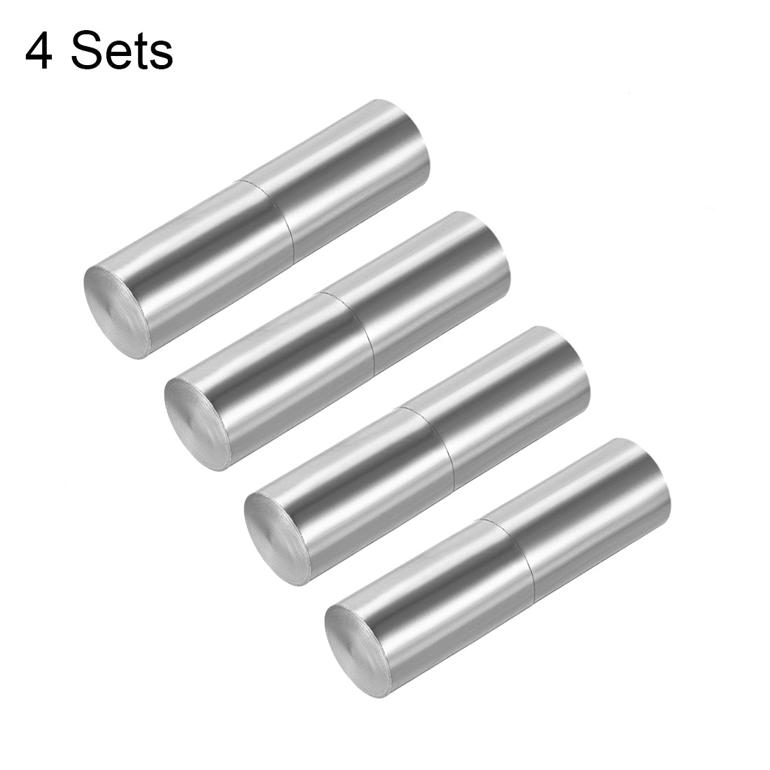 uxcell Uxcell Home Gate Door Window Part Male to Female Steel Hinge Pin 60mmx16mm 4 Sets