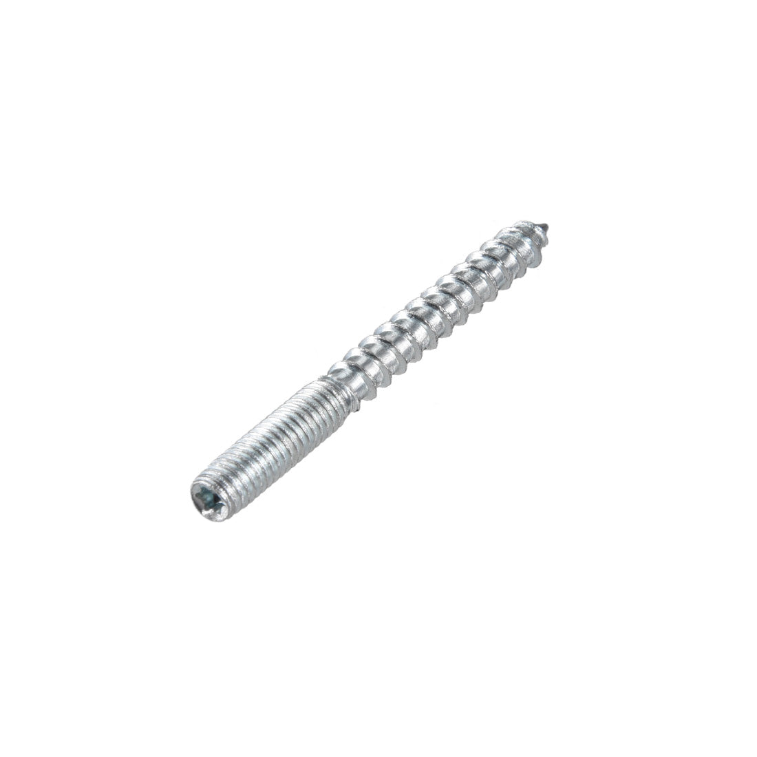 uxcell Uxcell 8Pcs M6x60mm Hanger Bolt Double Headed Bolt Self-Tapping Screw for Furniture