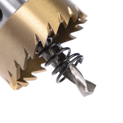 Harfington Uxcell 40mm HSS Drill Bit Hole Saw Stainless High Speed Steel Metal Alloy