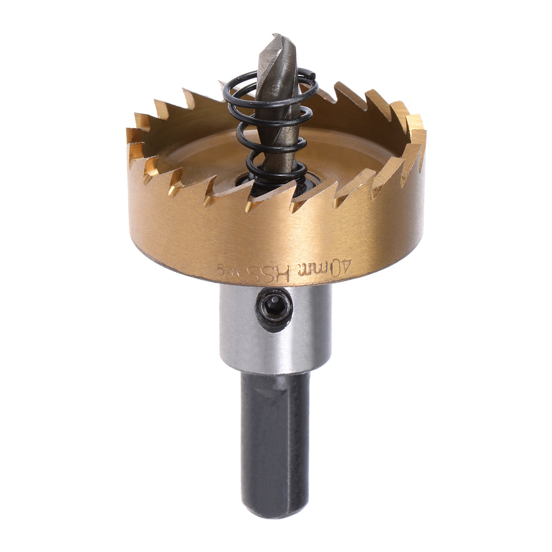 uxcell Uxcell 40mm HSS Drill Bit Hole Saw Stainless High Speed Steel Metal Alloy