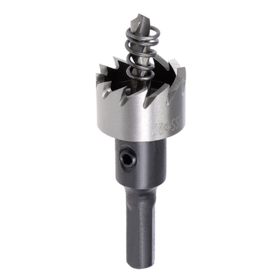 Harfington Uxcell 22mm HSS Drill Bit Hole Saw for Stainless Steel Metal Alloy Wood