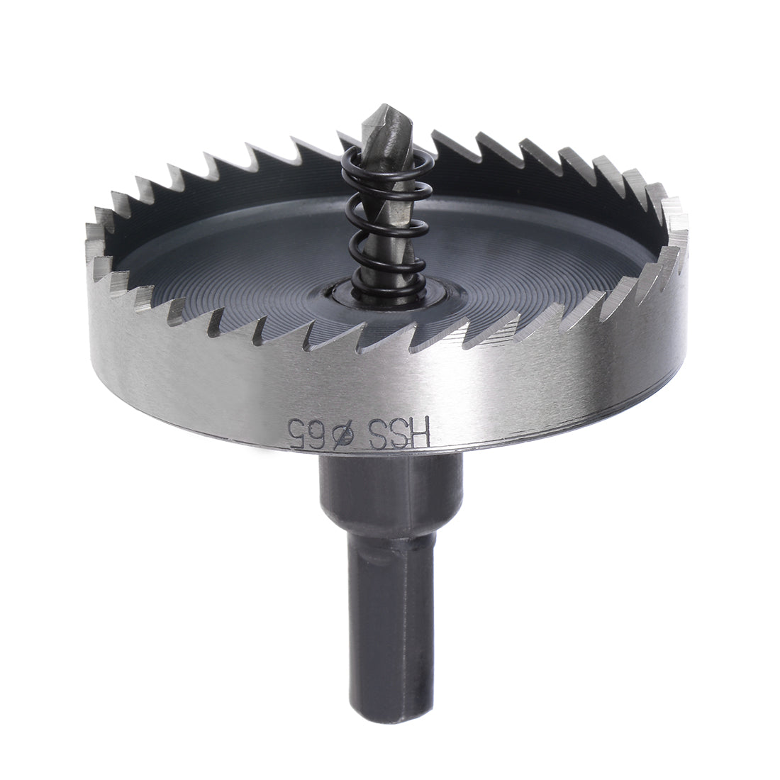 uxcell Uxcell 65mm HSS Drill Bit Hole Saw for Stainless Steel Metal Alloy Wood