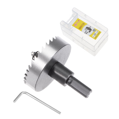 Harfington Uxcell 55mm HSS Drill Bit Hole Saw for Stainless Steel Metal Alloy Wood