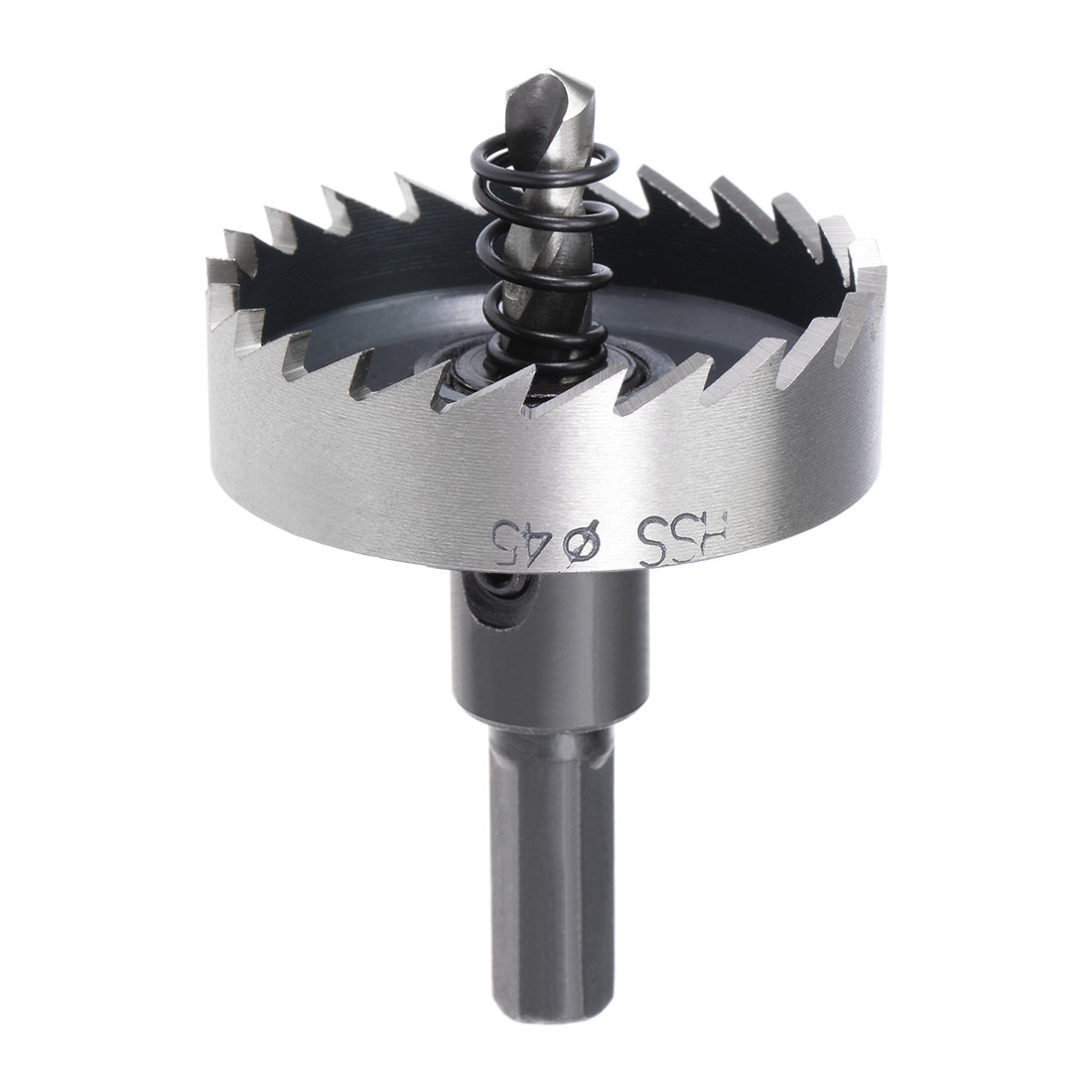 uxcell Uxcell 45mm HSS Drill Bit Hole Saw for Stainless Steel Metal Alloy Wood