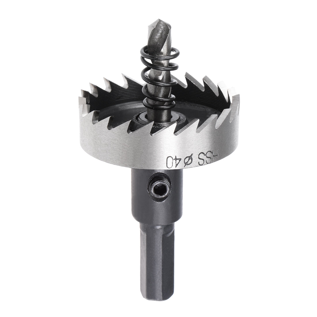 uxcell Uxcell 40mm HSS Drill Bit Hole Saw for Stainless Steel Metal Alloy Wood