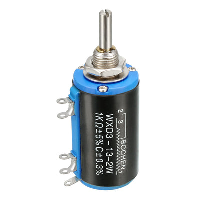 Harfington Uxcell 5 Stück 1K Ohm Einstellbar Widerstände Drehpotentiometer Potentiometer mit Knopf de