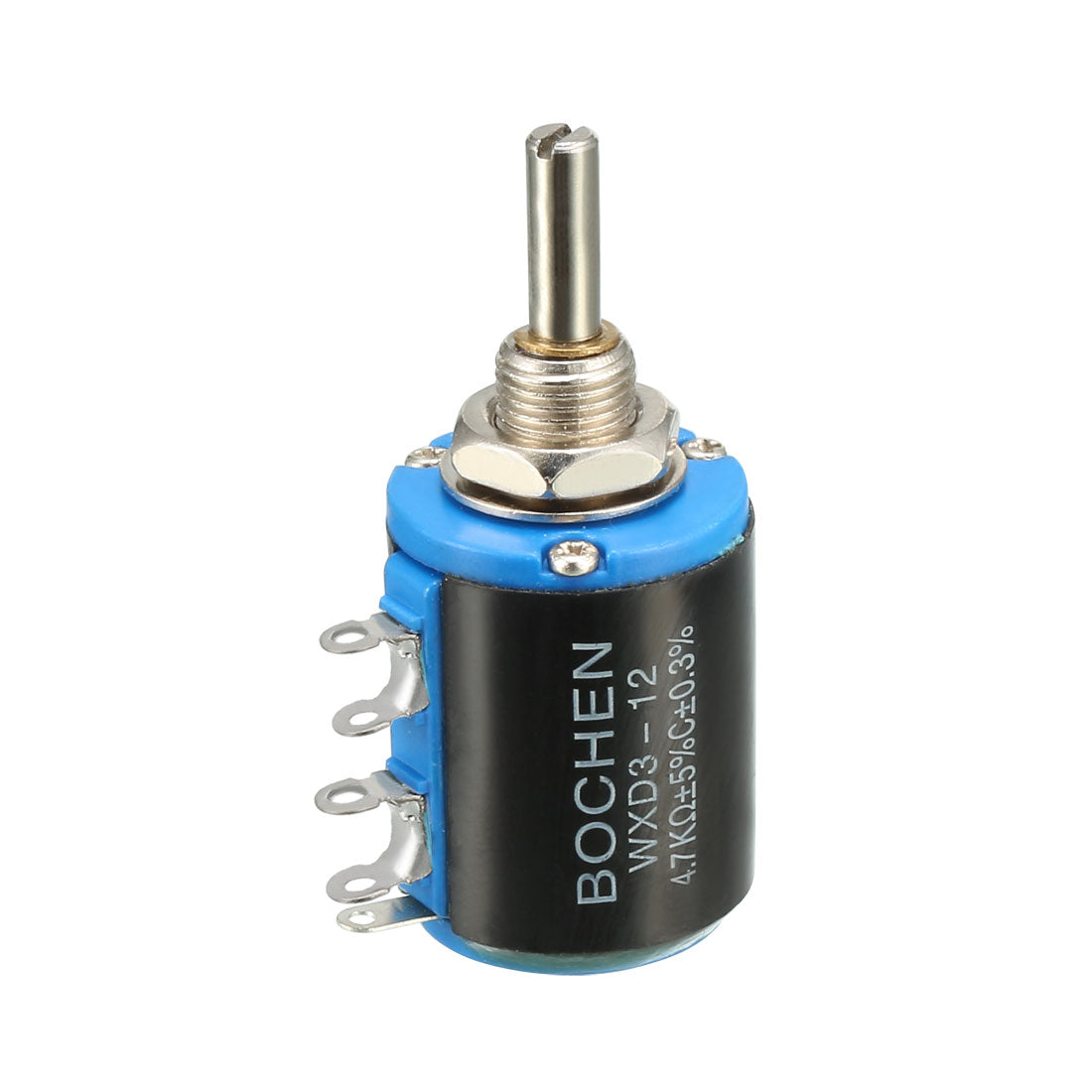 uxcell Uxcell 4.7K Ohm Adjustable Resistors Wire Wound Multi Turn Precision Potentiometer Pots