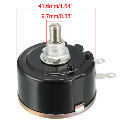 Harfington Uxcell 4K7 Ohm Variable Resistors Single Turn Rotary Carbon Film Potentiometer 1pcs