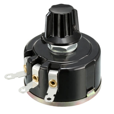 Harfington Uxcell 4K7 Ohm Variable Resistors Single Turn Rotary Carbon Film Potentiometer W Knobs