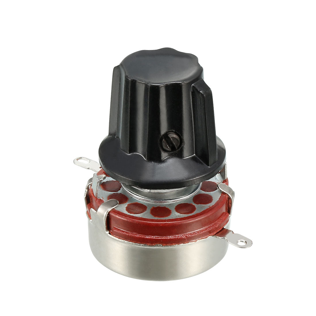 uxcell Uxcell WTH118 470K Ohm Variable Resistors Single Turn Rotary Carbon Film Potentiometer w Knobs