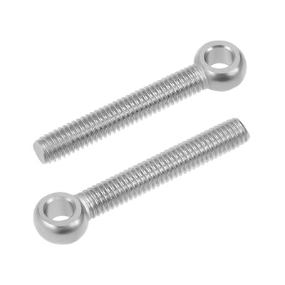 Harfington Uxcell M6 x 40mm Machinery Shoulder Swing Lifting Eye Bolt 304 Stainless Steel Metric Thread 10pcs