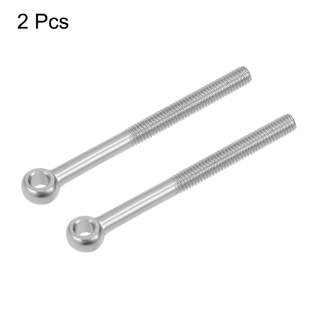 uxcell Uxcell M6 x 70mm Machinery Shoulder Swing Lifting Eye Bolt 304 Stainless Steel Metric Thread 2pcs