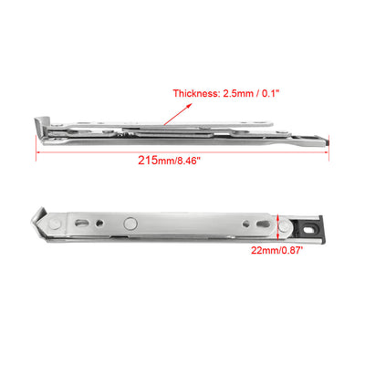 Harfington Uxcell 8-Inch Hanging/Casement Window Hinge, 202 Stainless Steel