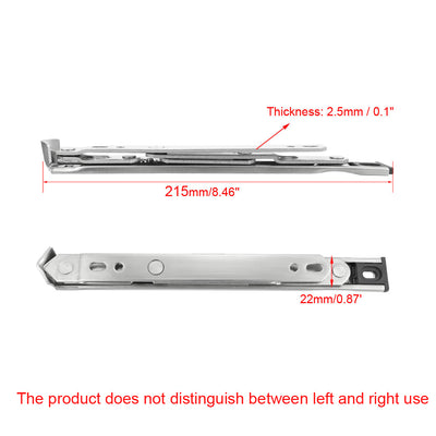 Harfington Uxcell 8-Inch Hanging/Casement Window Hinge, 202 Stainless Steel 2Pcs