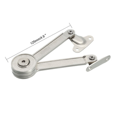 Harfington Uxcell Lid Support Stay Hinge with Soft Close Drop Lids of Cupboard Max Weight Support 40lb/2pcs(2 Pcs)