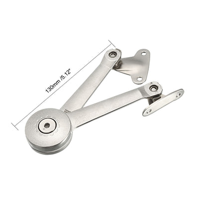 Harfington Uxcell 2 Pcs Furniture Cupboard Folding Lid Lift Up Stay Support Hinge, 214mm Length