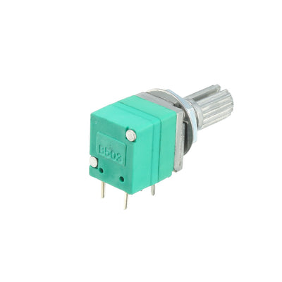 Harfington Uxcell B503 50K Ohm Variable Resistors Single Turn Rotary Carbon Film Taper Potentiometer