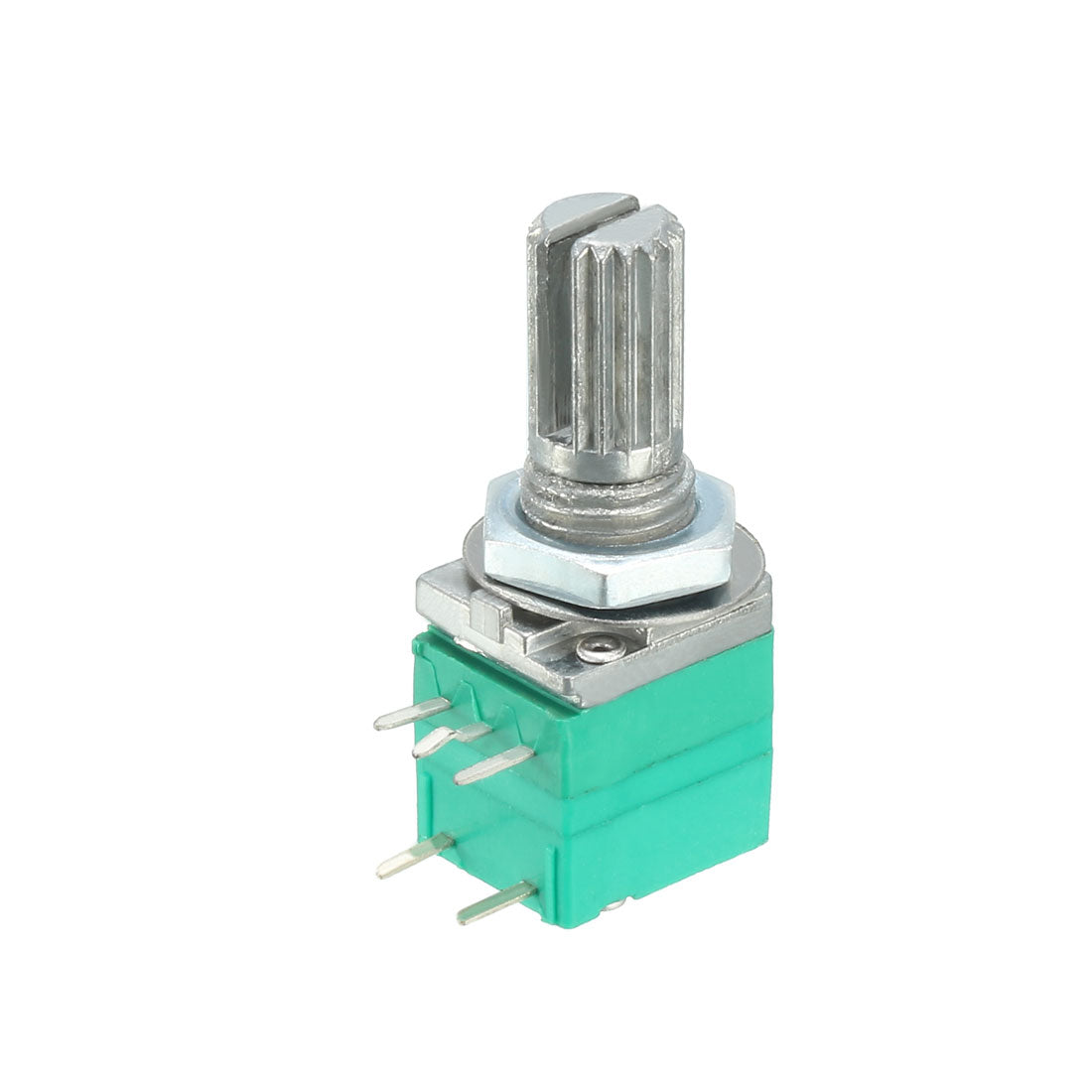 uxcell Uxcell RK097G 50K Ohm Variable Resistors Dual Turn Rotary Carbon Film Taper Potentiometer