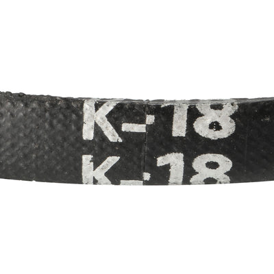 Harfington Uxcell K-18 V Belt Machine Transmission Rubber,Black Replacement Drive Belt