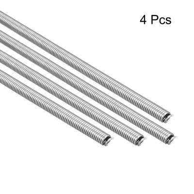 Harfington Uxcell Heating Element Coil Wire AC220V 3000W / AC110V 750W Kiln Furnace Heater Wire 7.2mm*800mm 4PCS