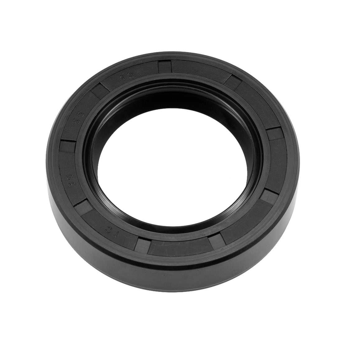 uxcell Uxcell Oil Seal, TC 35mm x 55mm x 12mm, Nitrile Rubber Cover Double Lip