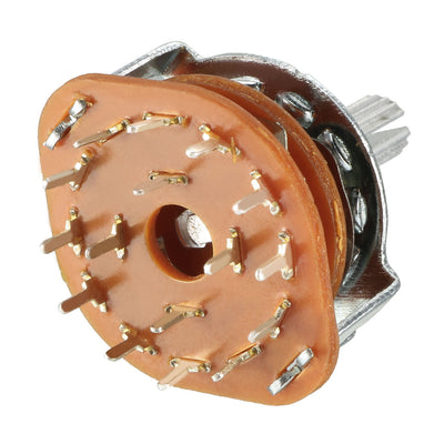 Harfington Uxcell 16Pin 4P3T 4 Pole 3 Position Selectable Single Deck Band Selector Rotary Switch 2Pcs