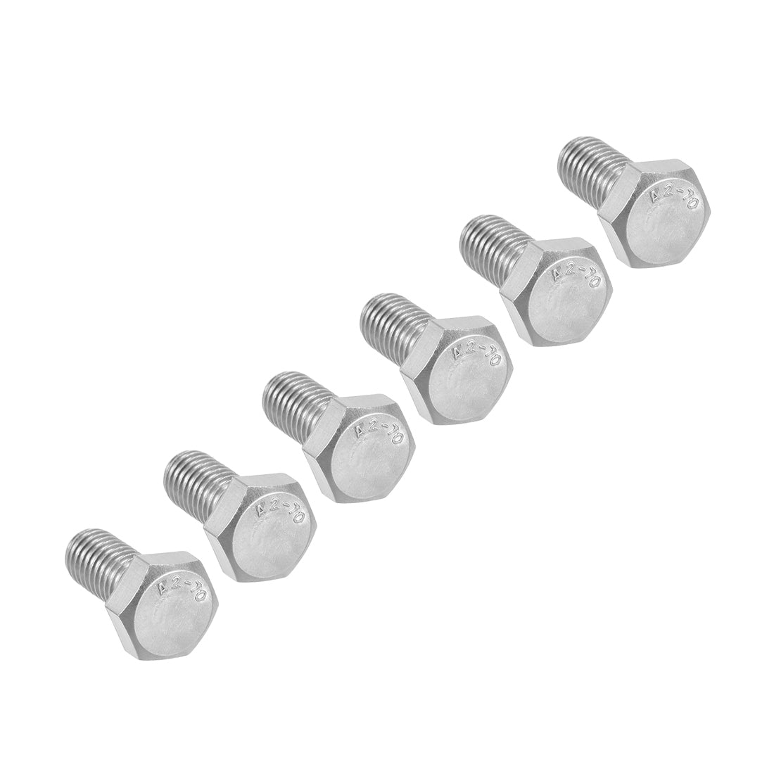 uxcell Uxcell M8x16mm Hex Bolts 304 Stainless Steel Hexagon Screw Bolt 6pcs