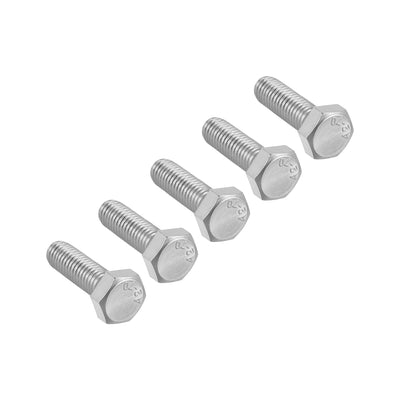 Harfington Uxcell M8x25mm Hex Bolts 304 Stainless Steel Hexagon Screw Bolt 5pcs