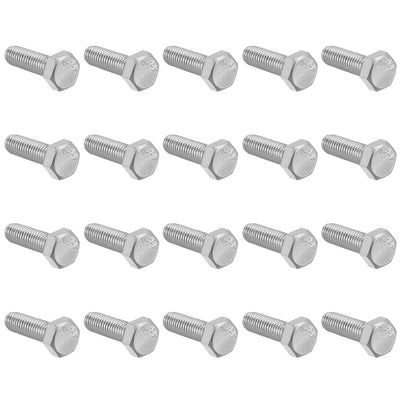 uxcell Uxcell M8x25mm Hex Bolts 304 Stainless Steel Hexagon Screw Bolt 20pcs