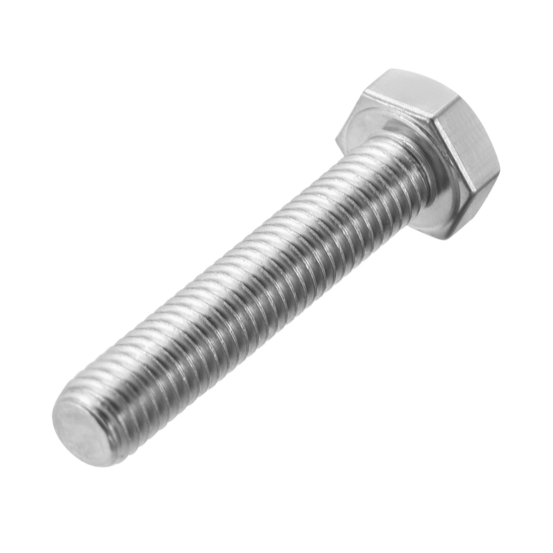 uxcell Uxcell M8 Thread 45mm Length Hex Bolts 304 Stainless Steel Hexagon Screw Bolt 10pcs