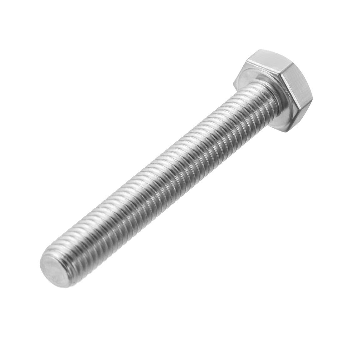 uxcell Uxcell M8 Thread 55mm Length Hex Bolts 304 Stainless Steel Hexagon Screw Bolt 10pcs